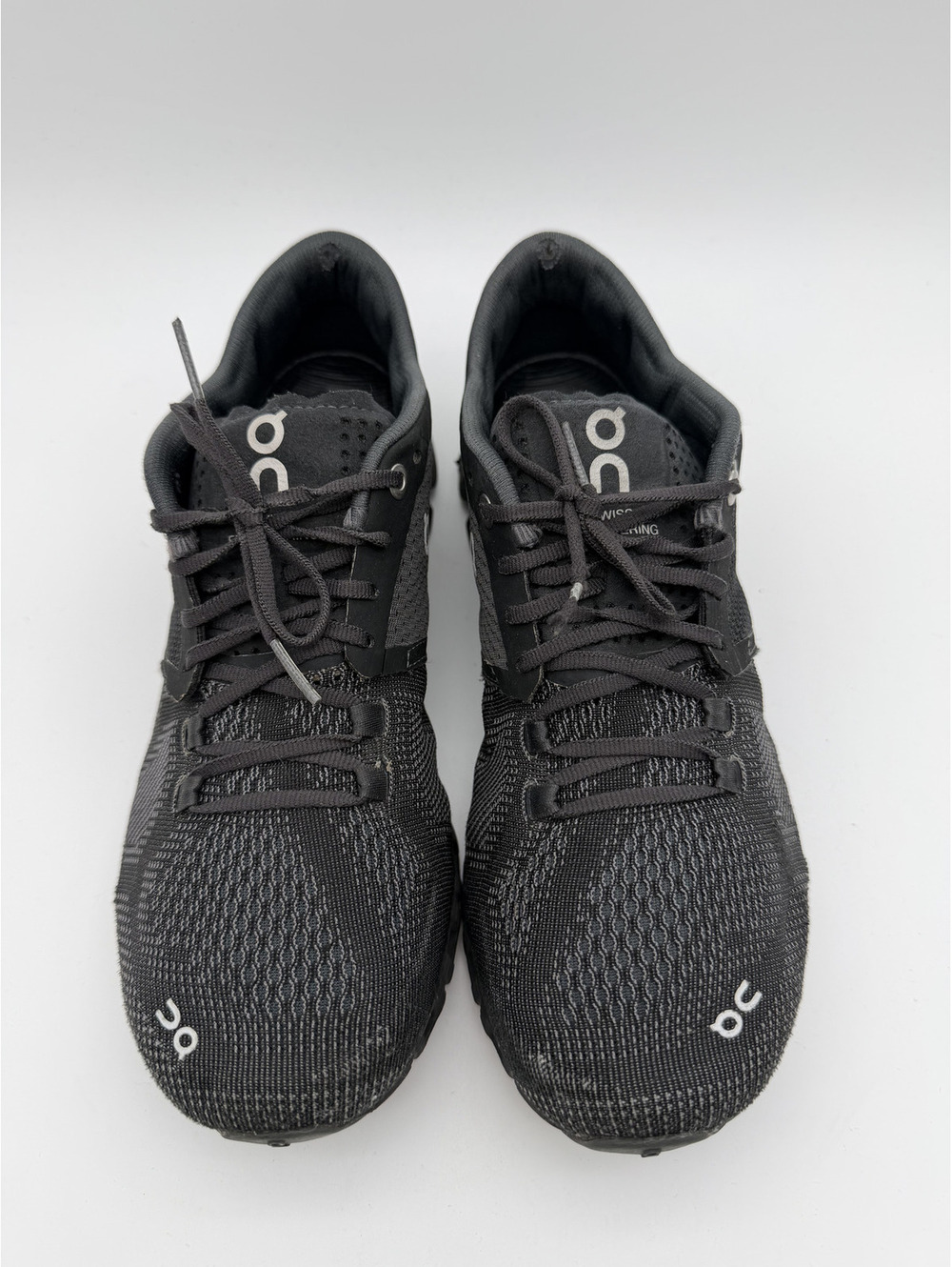 On Running Cloud X Women's Road Running Shoes, Black/Asphalt, Size 7.5